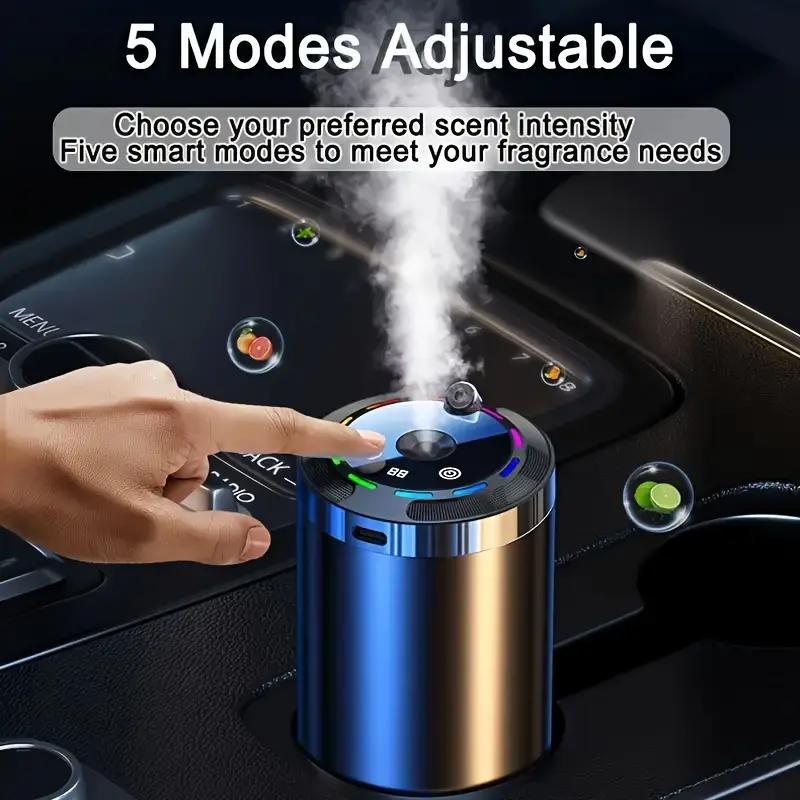 Smart car air freshener, car aroma diffuser with starry sky projection, adjustable aroma intensity 5 levels, a variety of fragrances, stylish design, perfect car gifts Smart car air freshener, car aroma diffuser with starry sky projection, adjustable aroma intensity 5 levels, a variety of fragrances, stylish design, perfect car gifts