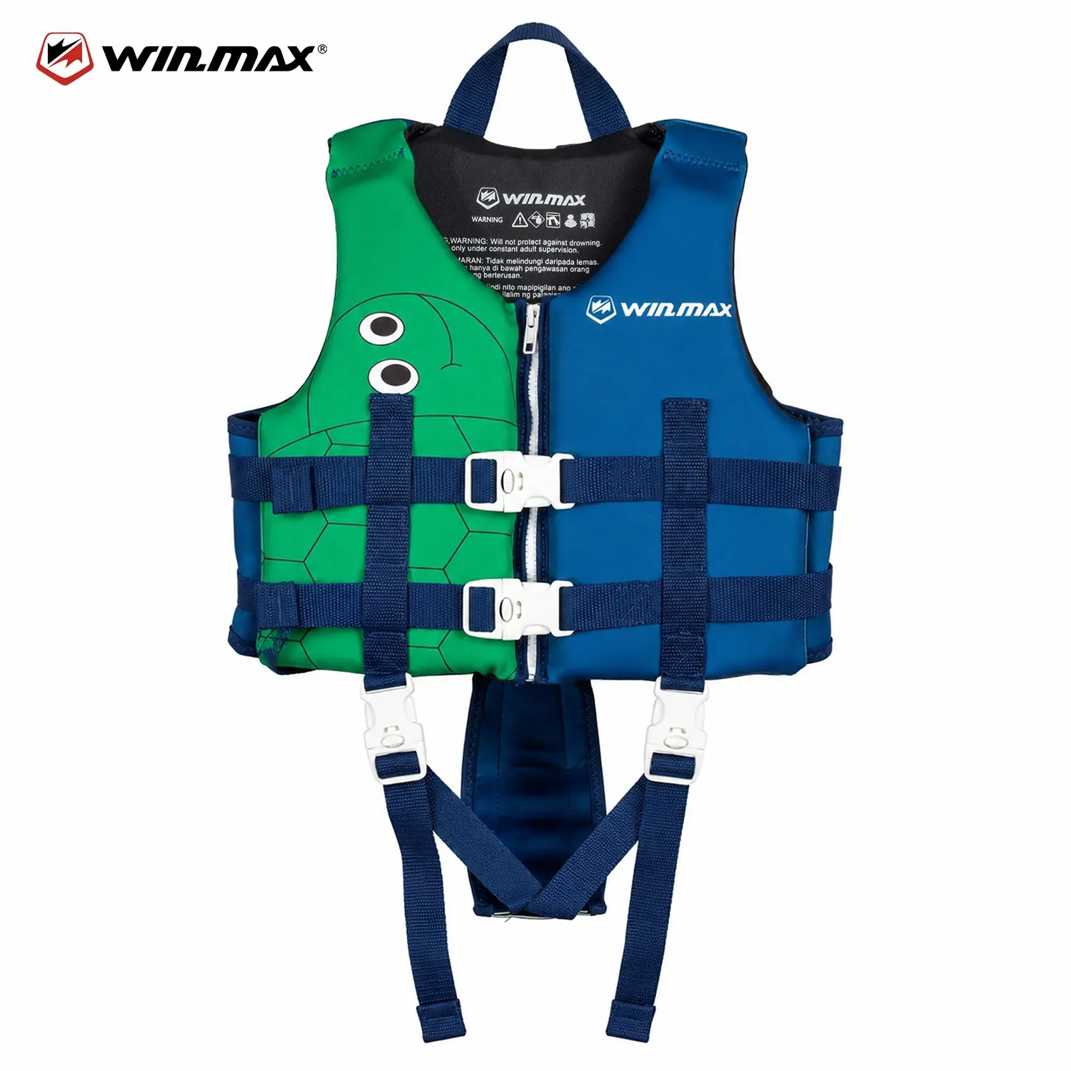 Buoyancy Vest Turtle Design Adjustable Life Jacket, Water Safety Pfd, Sizes S/m/l, Kids Swimming Gear