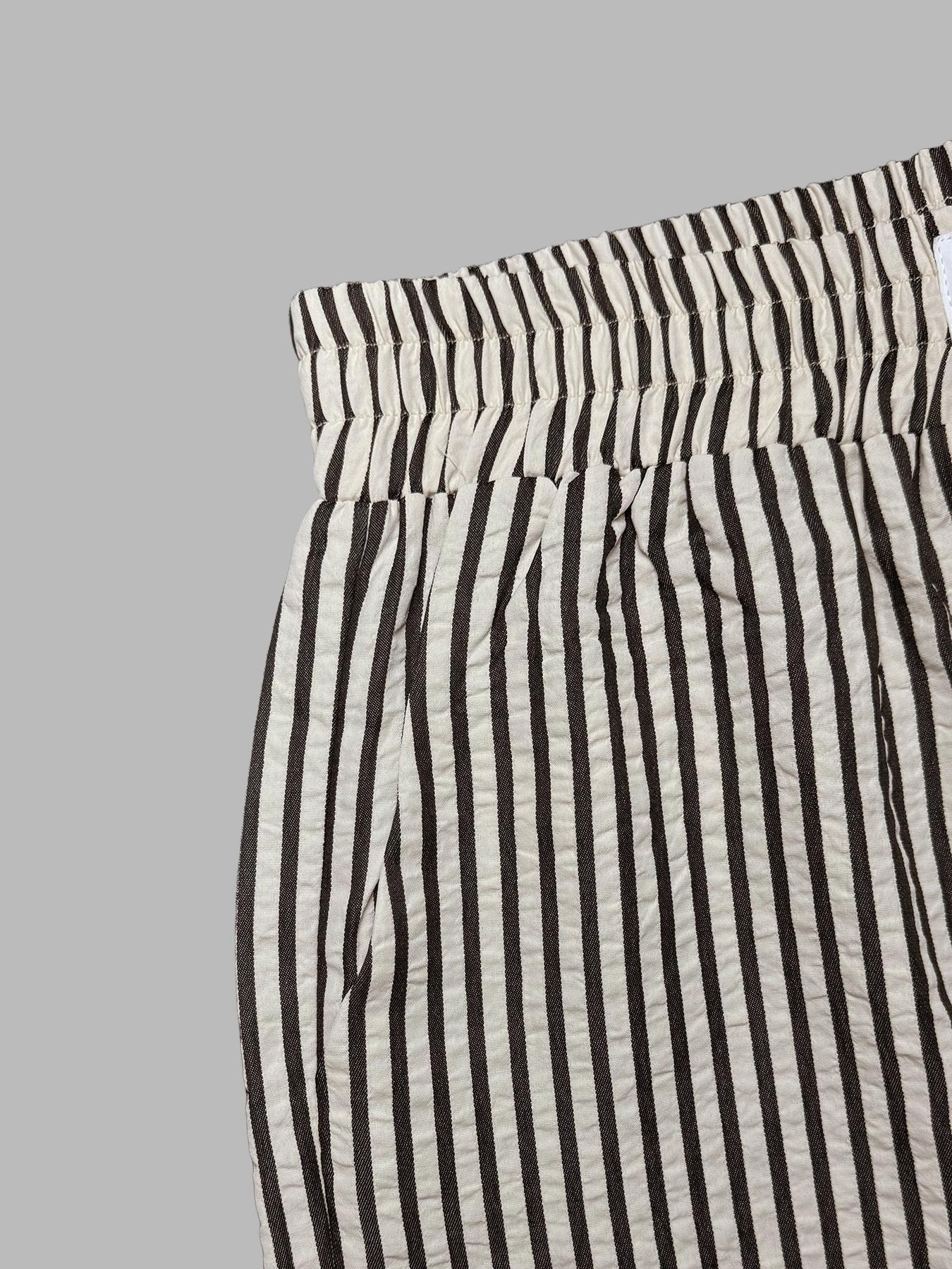 Women's Striped Textured Wide Leg Pants, Casual Lounge Pants for All Seasons, Stylish and Comfortable Long Trousers, Perfect for Casual and Formal Wear