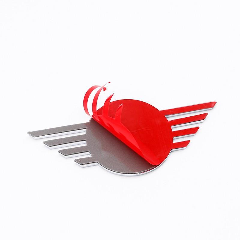 Mini Car Front & Rear Emblem, Scratch-Resistant Exterior Decoration, Replacement Badge for Mini Cooper Countryman Clubman Hatch Convertible