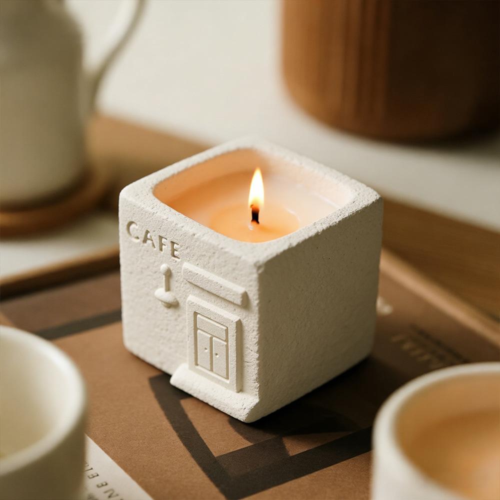 House modeling silicone mold multifunctional DIY handmade mold plaster flower pot pen holder candle cup creative desktop storage decoration food grade silicone high temperature resistant and easy to release handmade lovers must