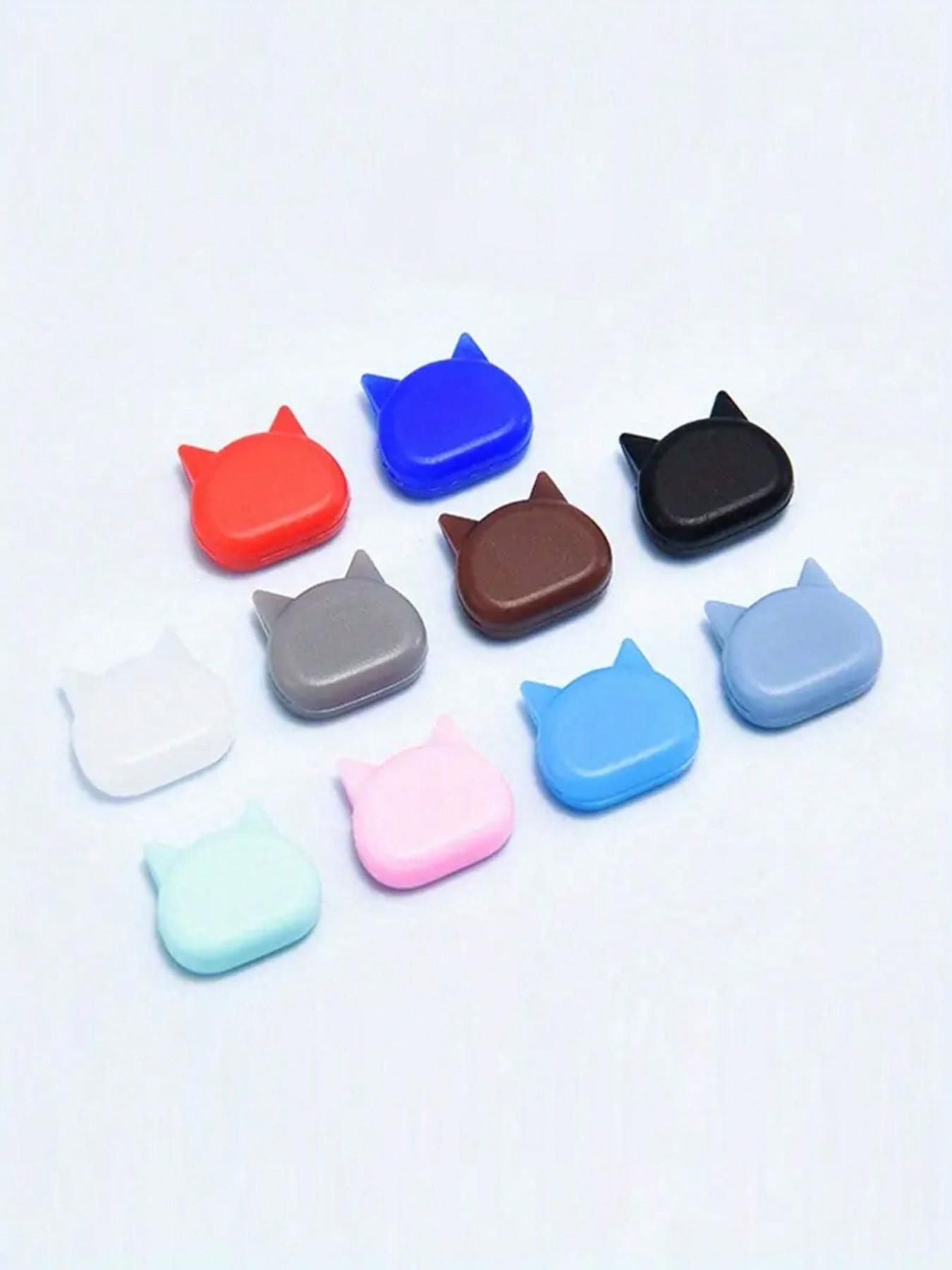 Colorful Kitten Anti-Slip Eyeglasses Holders，Cute Kitten Silicone Eyeglasses Retainer, Eyewear Ear Grip Ear Hooks Anti-Slip Holder Eyeglasses Stoppers Temple Tips For Women Men For Music Festival - Compact, Secure Fit, Rich Color Options for Glasses