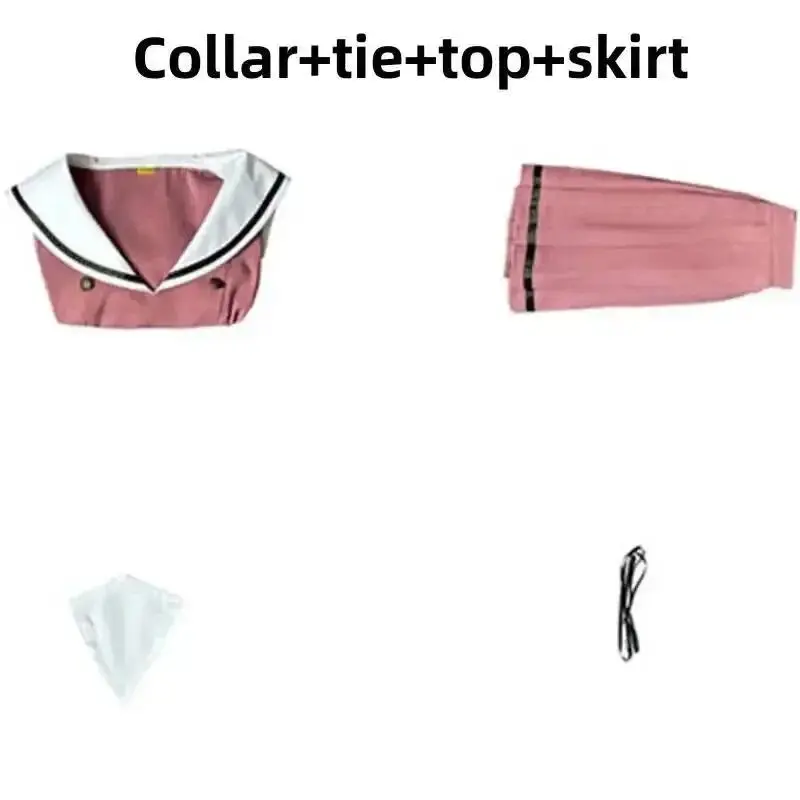 Anime The Fragrant Flower Blooms With Dignity Waguri Kaoruko Cosplay Costume School Uniform Wig Woman Sexy Kawaii Leisure Suit