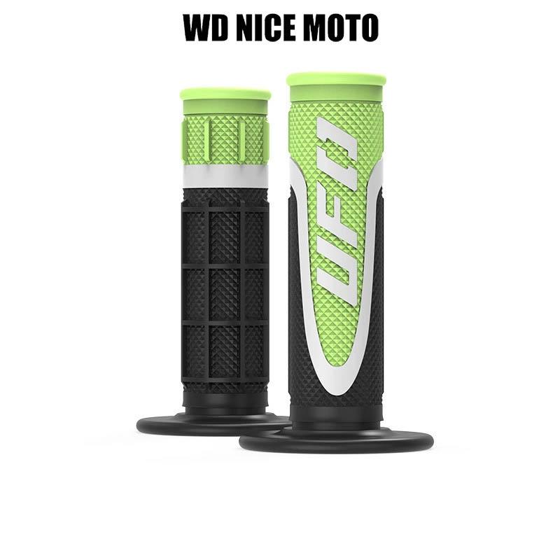 WD NICE MOTO 7/8" 22 24mm Motorcycle Handle Bar, Dirt Bike Motocross Handle Grips, Rubber Gel Hand Handlebar Grips for Atv Universal