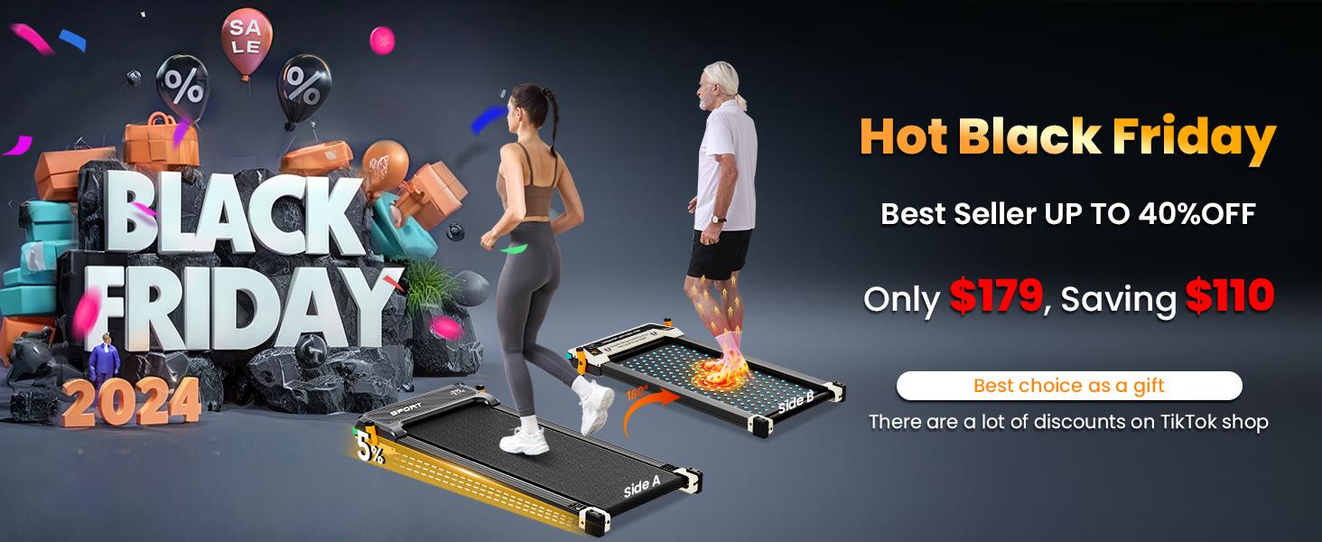 AKLUER Dual-Function Treadmill 2 in 1 Running & Massage Walking Pad with Incline LED Display Remote Control Home Gym Kit