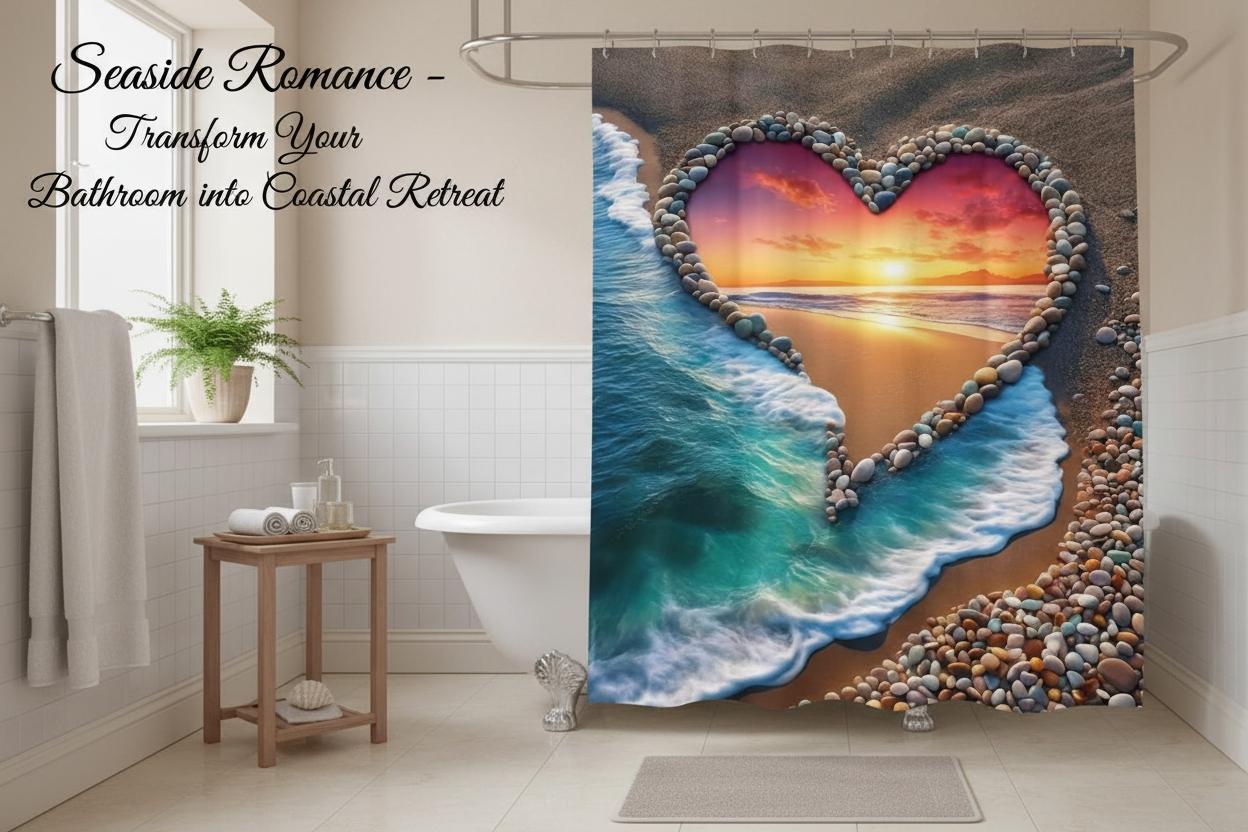 Vincent Van Gogh Starry Night Sunflower Bathroom Curtain, Retro Artistic Bath Decor, Soft Polyester, Home Hotel Bathroom Decoration