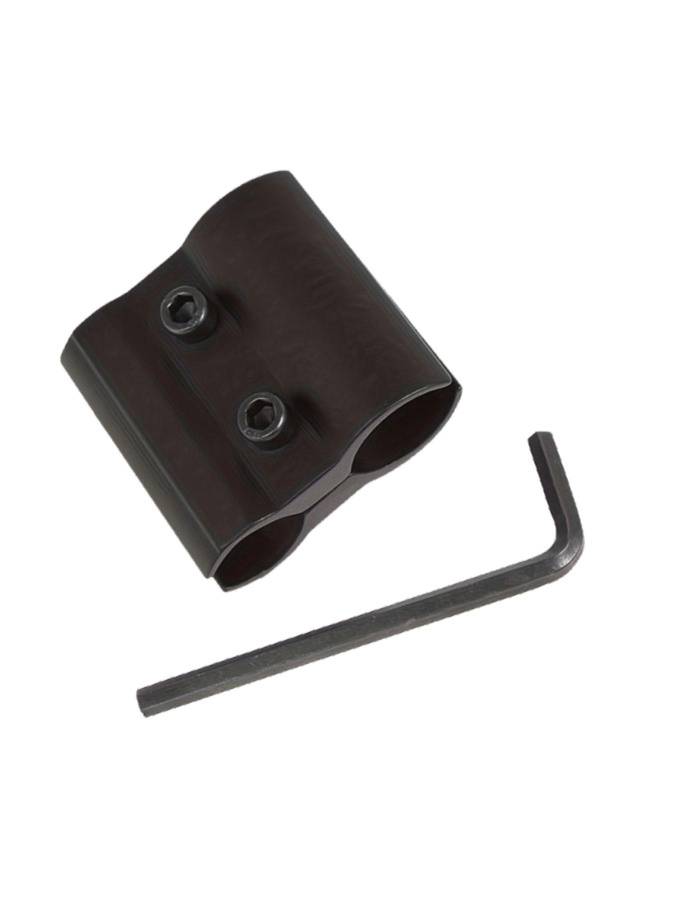 Outdoor Shooting Lantern Mount, Matte Dual Tube Aluminum Laser Scope Bracket, Sports Optics Holder, Durable & Reliable Design