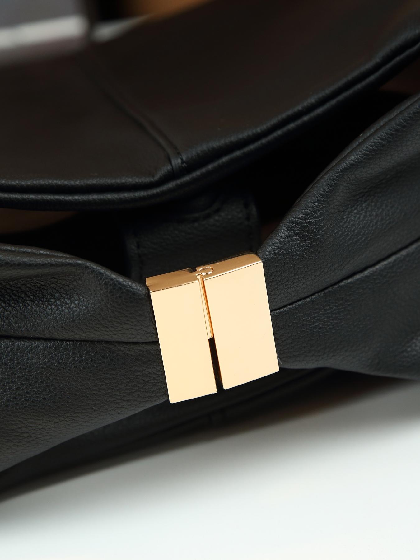 Niche design simple solid color bento bag lychee pattern going out leisure Fashionable Evening Bag shoulder messenger bag dinner bag