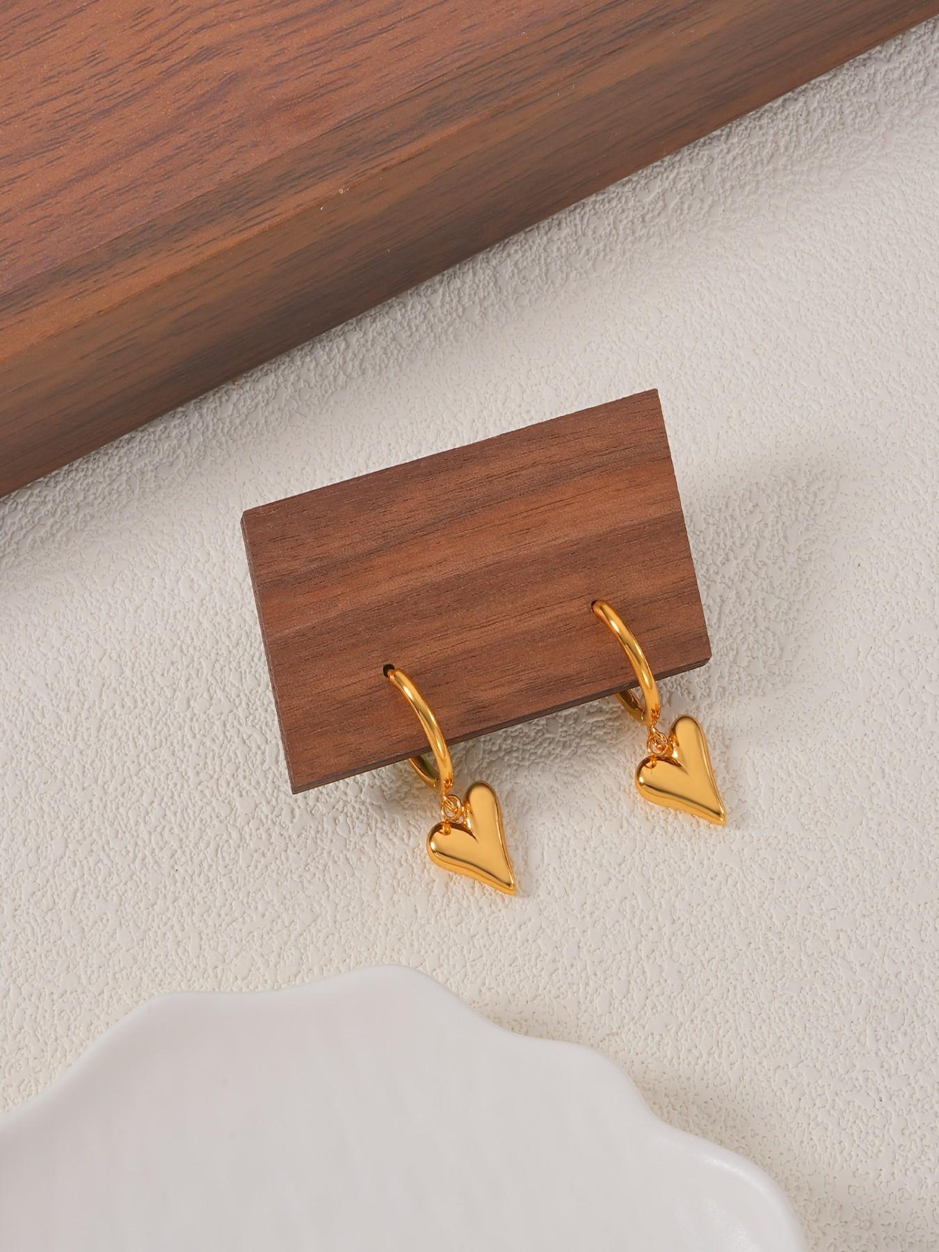 Women's Elegant Stud Earring Set, Stainless Steel Material, All Season Wear, Creative Design Jewelry Gift for Her