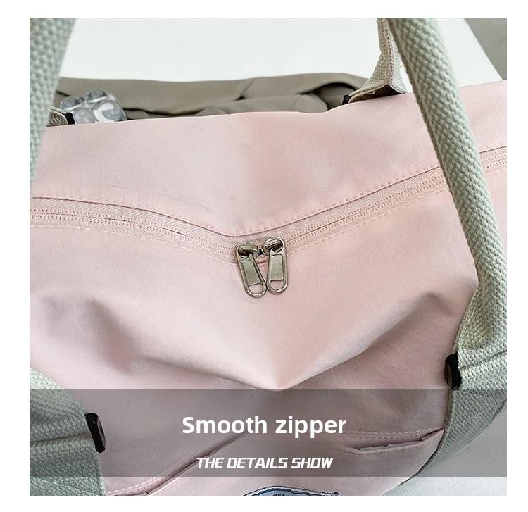 1PC Casual Travel Tote Bag Large Capacity Multi-Functional Handbag Crossbody Bag with Shoe Compartment for Gym Business Trip