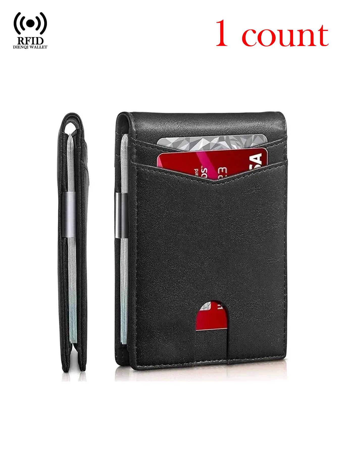 RFID-Blocking Credit ID Card Holder Luxury Anti Theft Wallet Men with 12 Card Slots Carbon Fiber Minimalist Wallets Cardholder Card Case, Father's Day Gift