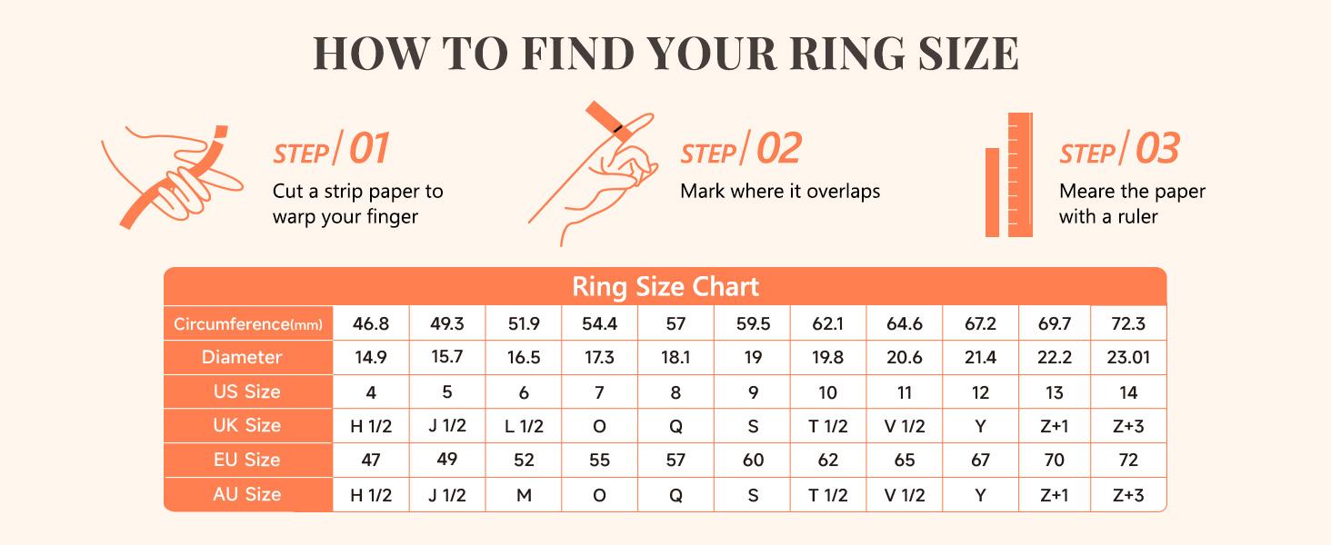 FaithHeart Stainless Steel Spinner Band Rings Triple Moon Rotatable Anxiety Ring FaithHeart Stainless Steel Spinner Band Rings Triple Moon Rotatable Anxiety Ring