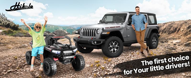 Hikole 24V 2 Seater Ride on Toys for Big Kids with Remote, Battery Powered Electric Car UTV, Soft Start, Gift for Boys Girls 4-8