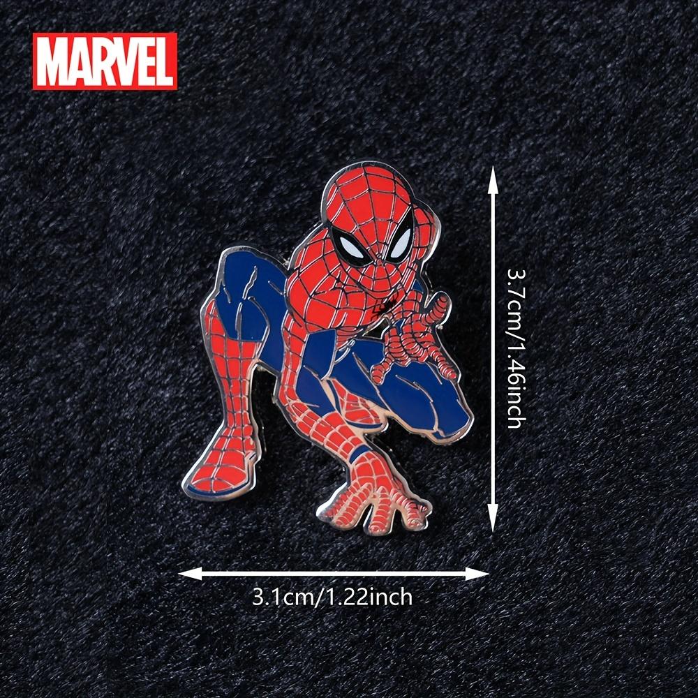 Marvel Officially Licensed Spider-Man Metal Brooch Creative Personalized Collectibles Character Ensemble Pin Jewelry Decorative Bag Clothes Practical Party Birthday Gift