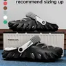 Unisex Adjustable Eva Beach Shoes, Water Shoes, Beach Footwear, Cartoon Soccer Design, Sporty Lace-Up, Lightweight, Breathable, Non-Slip, Comfortable, All-Season #GLOBAL PICKS