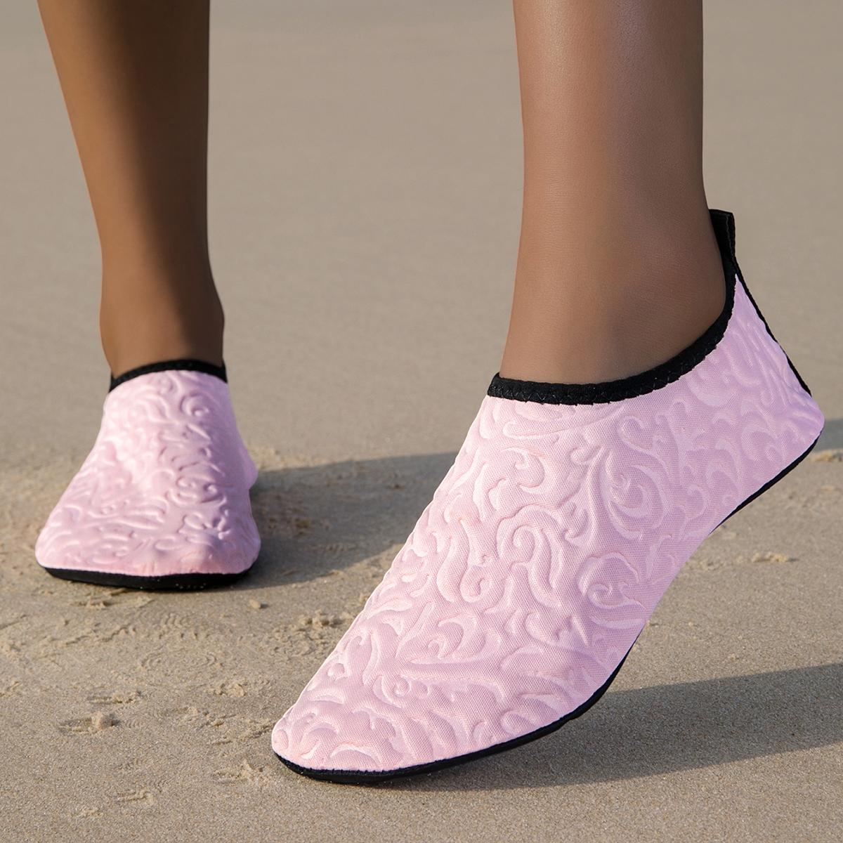 Unisex Springbreak Indoor Barefootshoes Easy-On Yoga Shoes Women Barefootshoes Foldable Water Shoes Breathable Gymshoes, Men Quick-Dry Beach Shoes, Couples' Style