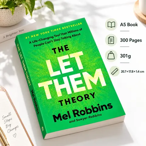 The Let Them Theory by Mel Robbins, Personal Growth Self-Improvement Book, 300 Pages, Emotional Management, Positive Thinking, Inspirational Reading