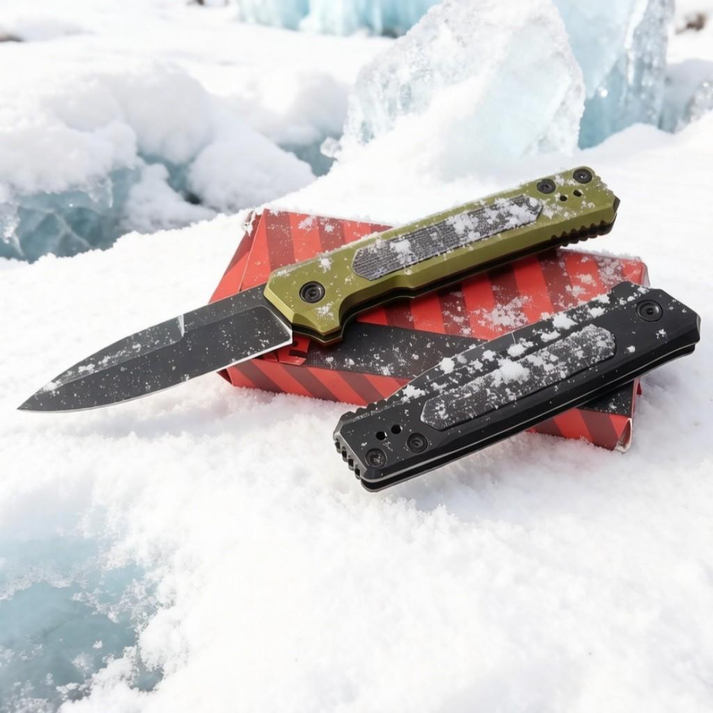 1pc 7205 folding knife, a must-have in the kitchen, durable and multifunctional EDC tool for daily use, fruit knife, a good choice for camping and hiking, men's gift