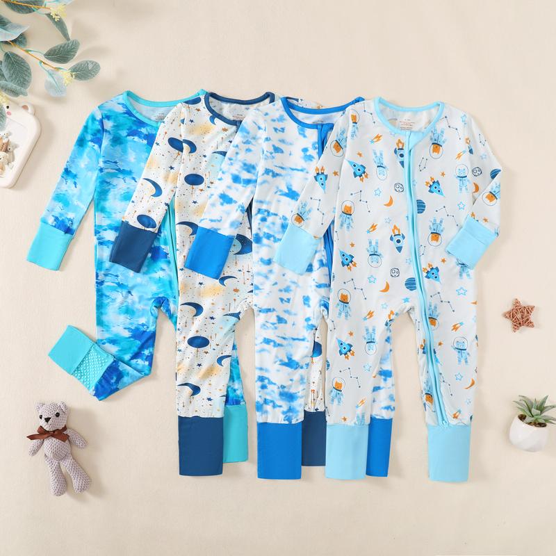 2-Pack Bamboo Baby Pajamas Baby Romper Baby Onesies Supersoft Premium Bamboo Viscose Cozy Cute baby stuff clearance