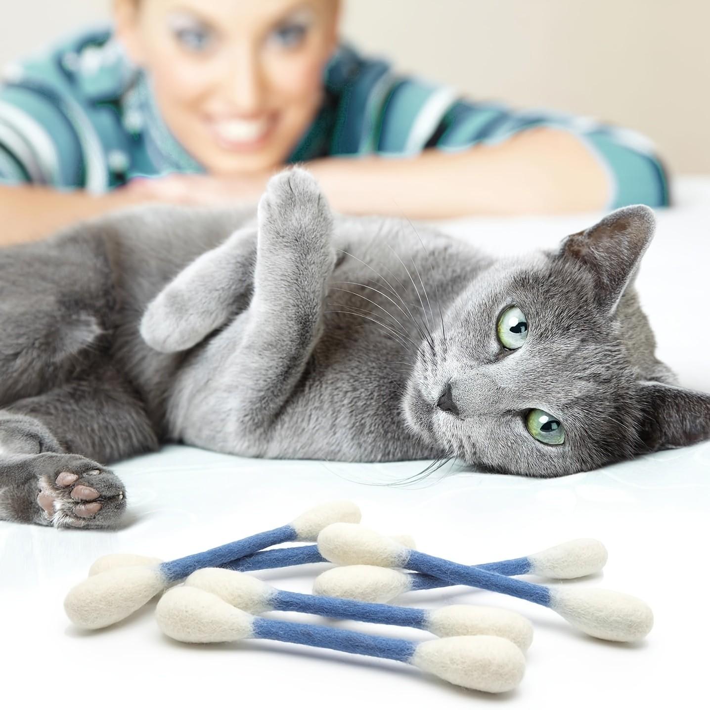 3-In-1 Large Cat Toy Stick, Interactive Cat Play Toy, Durable Chewable Pet Entertainment Stick, Ideal for Cat Training and Boredom Relief, Interactive Kitten Wand