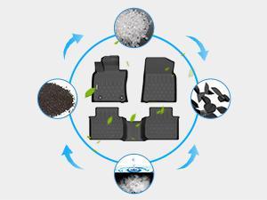 Nilight 2018 2019 2020 2021 2022 2023 2024 Toyota Camry Standard Models FWD TPE Floor Mats