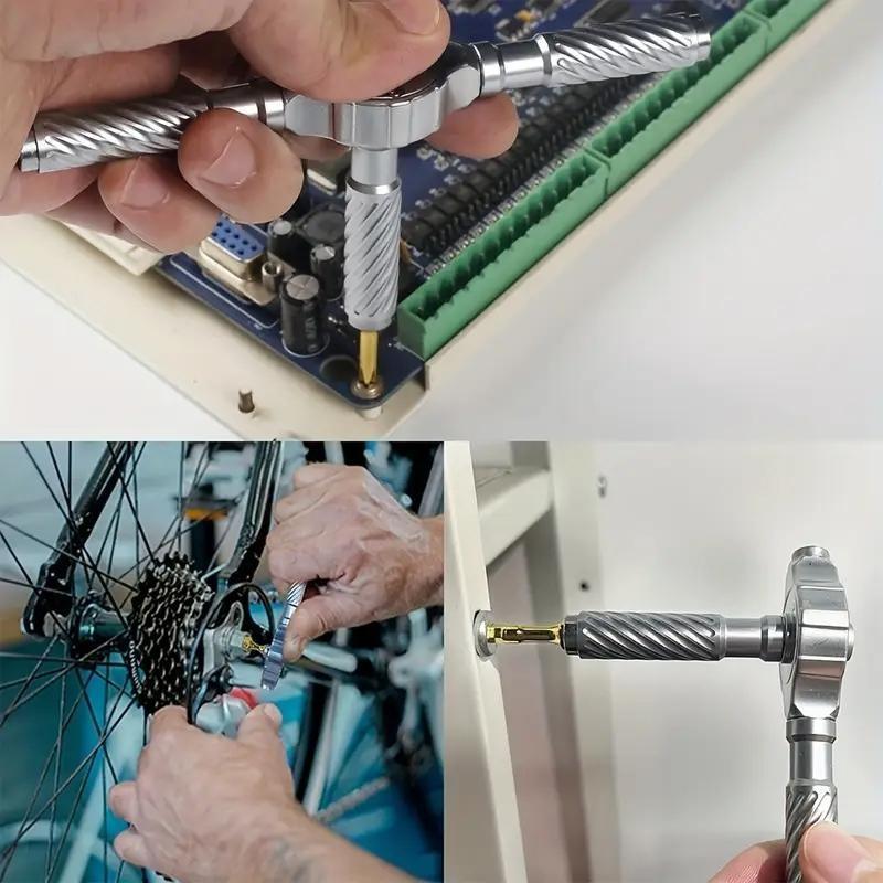 30-In-1 Multi-Function Ratchet Screwdriver Set, Hex Key Coverage, Ideal for Daily Repairs, Comprehensive Tool Kit for Home Use