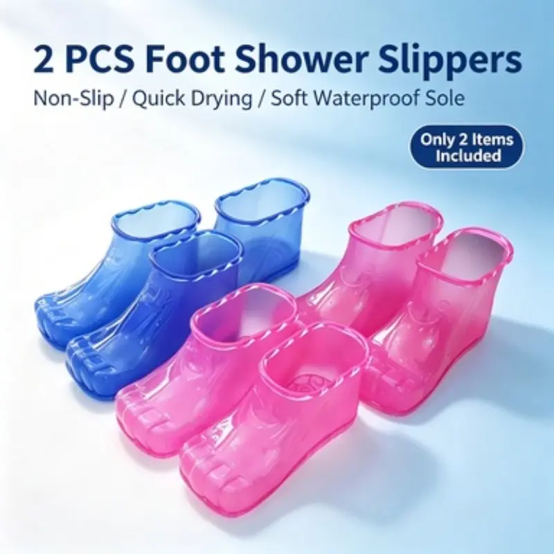 European and American Hot Selling Foot Bath Shoes, Home Water Saving Plastic Foot Basin, Wearable Walking, Size 42 Foot Bath Shoes, Foot Soaker
