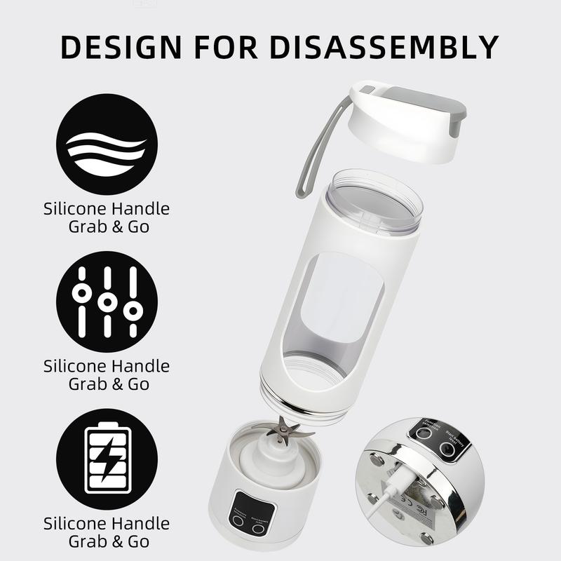 Digital Juicer Blender - Smart LED Display, Diet-Friendly，Leak Proof Design， healthy lifestyle