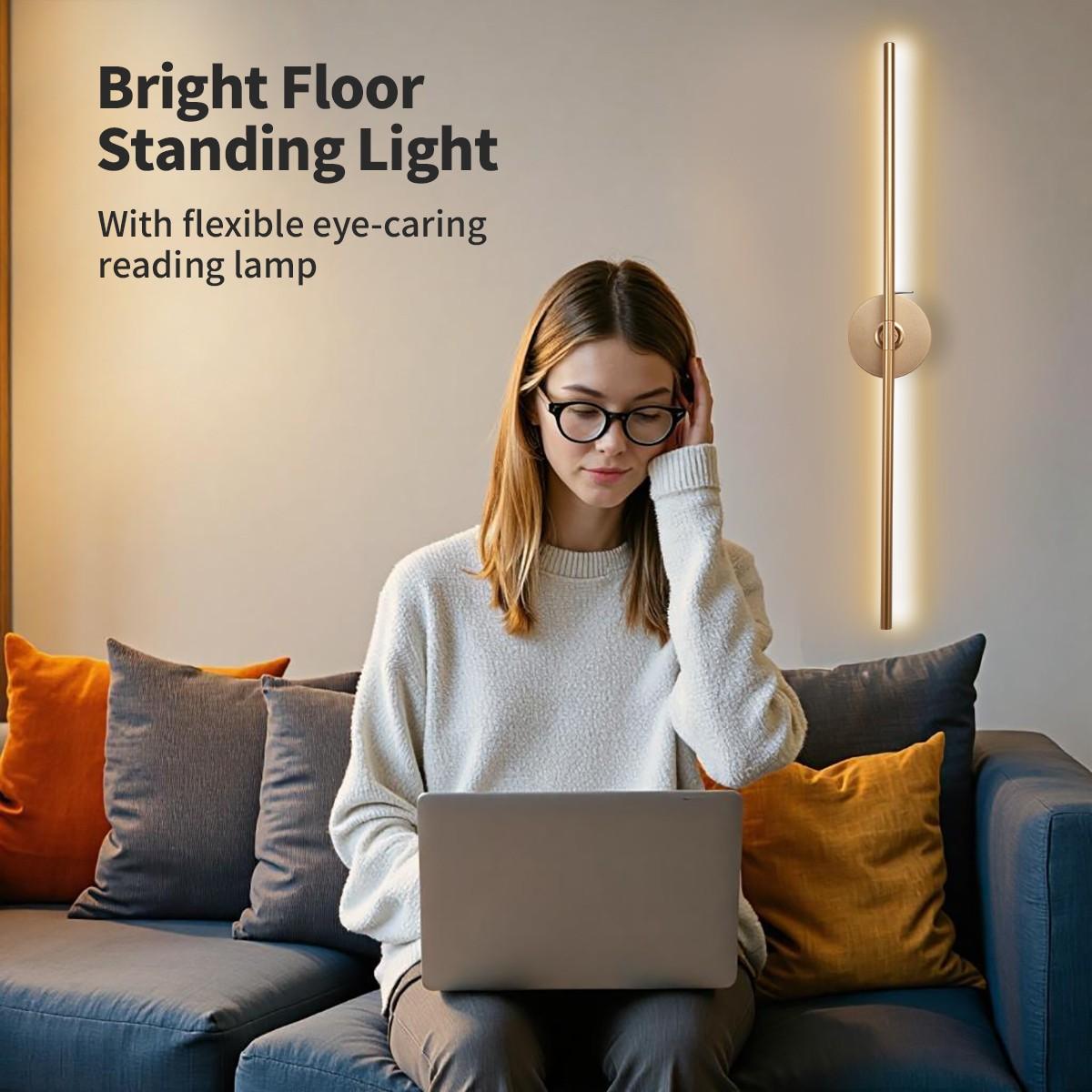 Non drilling installation and detachable, Perfect for renters/Renters Friendly,360 ° rotating creative wireless charging wall lights: no need to remove the entire lamp body/detachable charging battery compartment power supply wall lights/mirror lights