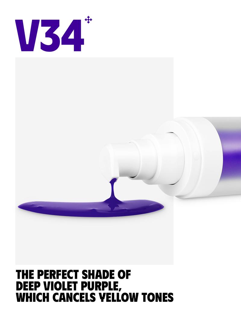 Maxodo V34 Purple Toothpaste for Teeth Whitening in 7 Days - Targets Yellow Stains, Sensitive Teeth, Enamel Safe, Fresh Breath Oral Care Serum, Gentle Gum Health, 30ml Correction Maxodo V34 Purple Toothpaste for Teeth Whitening in 7 Days - Targets Yellow Stains, Sensitive Teeth, Enamel Safe, Fresh Breath Oral Care Serum, Gentle Gum Health, 30ml Correction