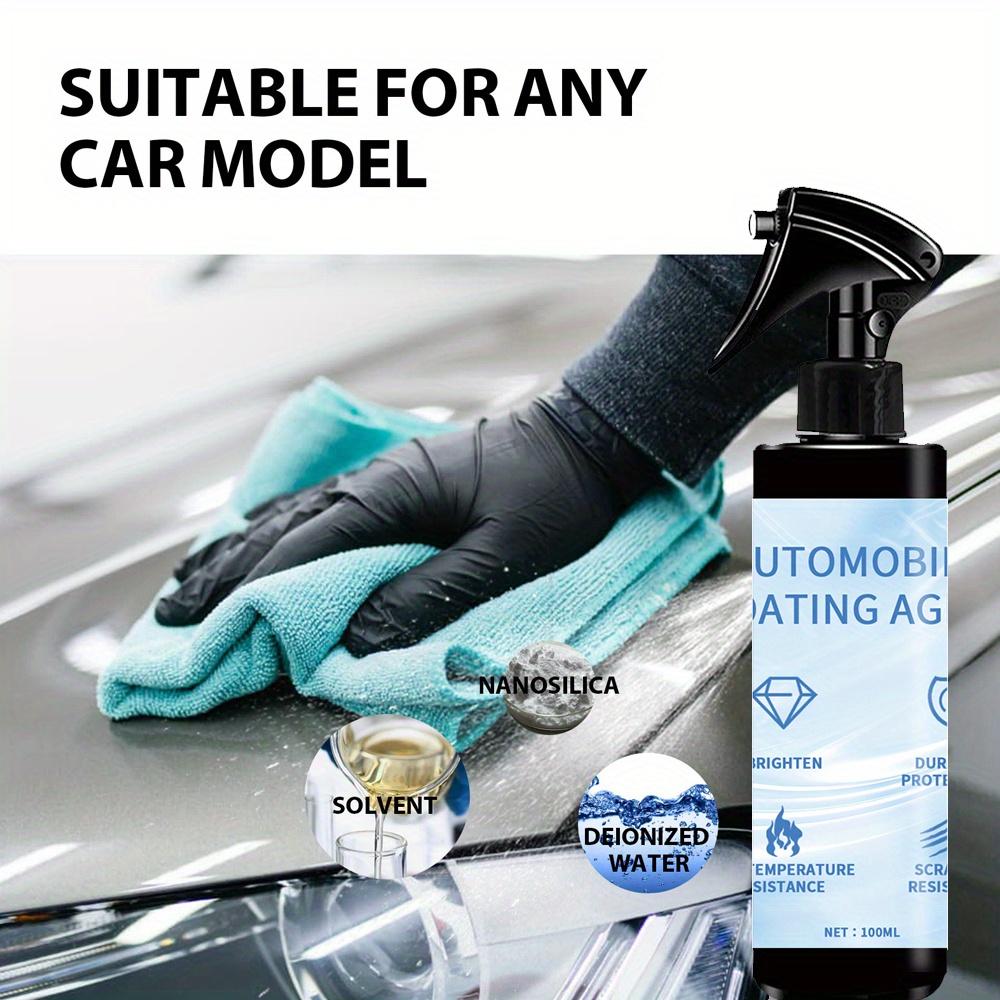 100ML Car Paint Coating Agent, High Gloss Brightening, Hydrophobic Waterproof, Scratch Resistant, UV Protection, Long-Lasting Defense