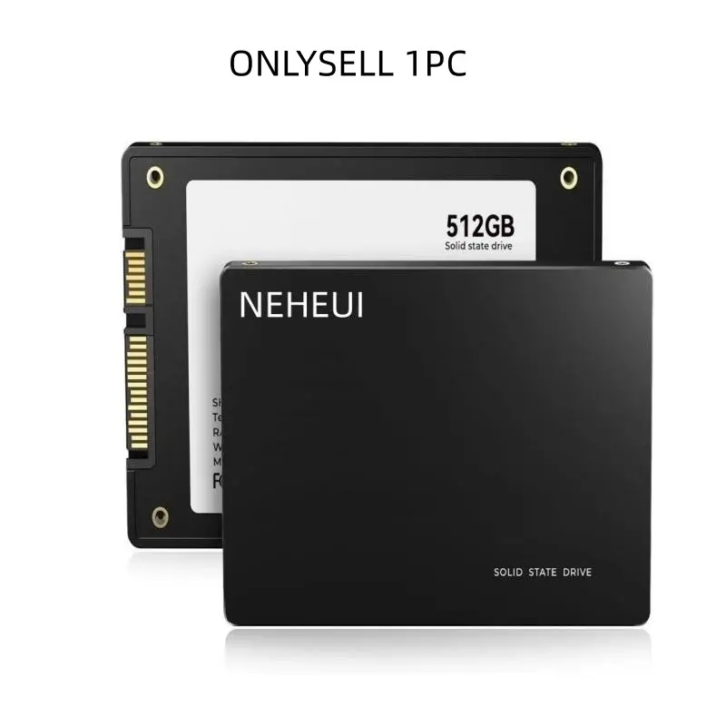 SSD Internal Solid State Drive, SATA Iii 6gb/s, 2.5 Inch, 3D Nand Slc Cache, Up to 550mb/s Read/write Speed, Compatible with Laptops and Desktops, SSD Storage