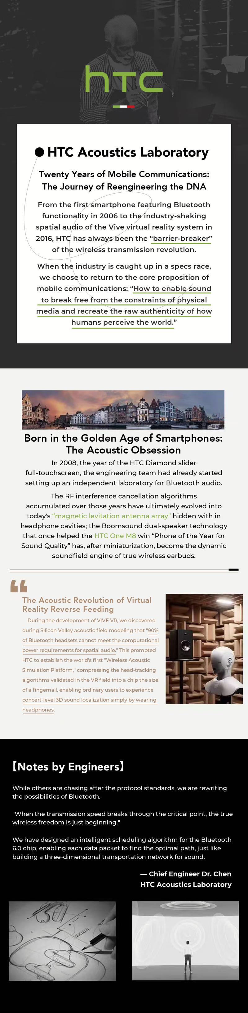 HTC HP06 OWS Open Wireless Headphone Foldable Bluetooth Headphones Over Ear with Built-in Microphone HIFI Stereo Multifunctional Earbuds Wireless Headset for Gaming, Phones, Computers, Electronics Audio Headphone