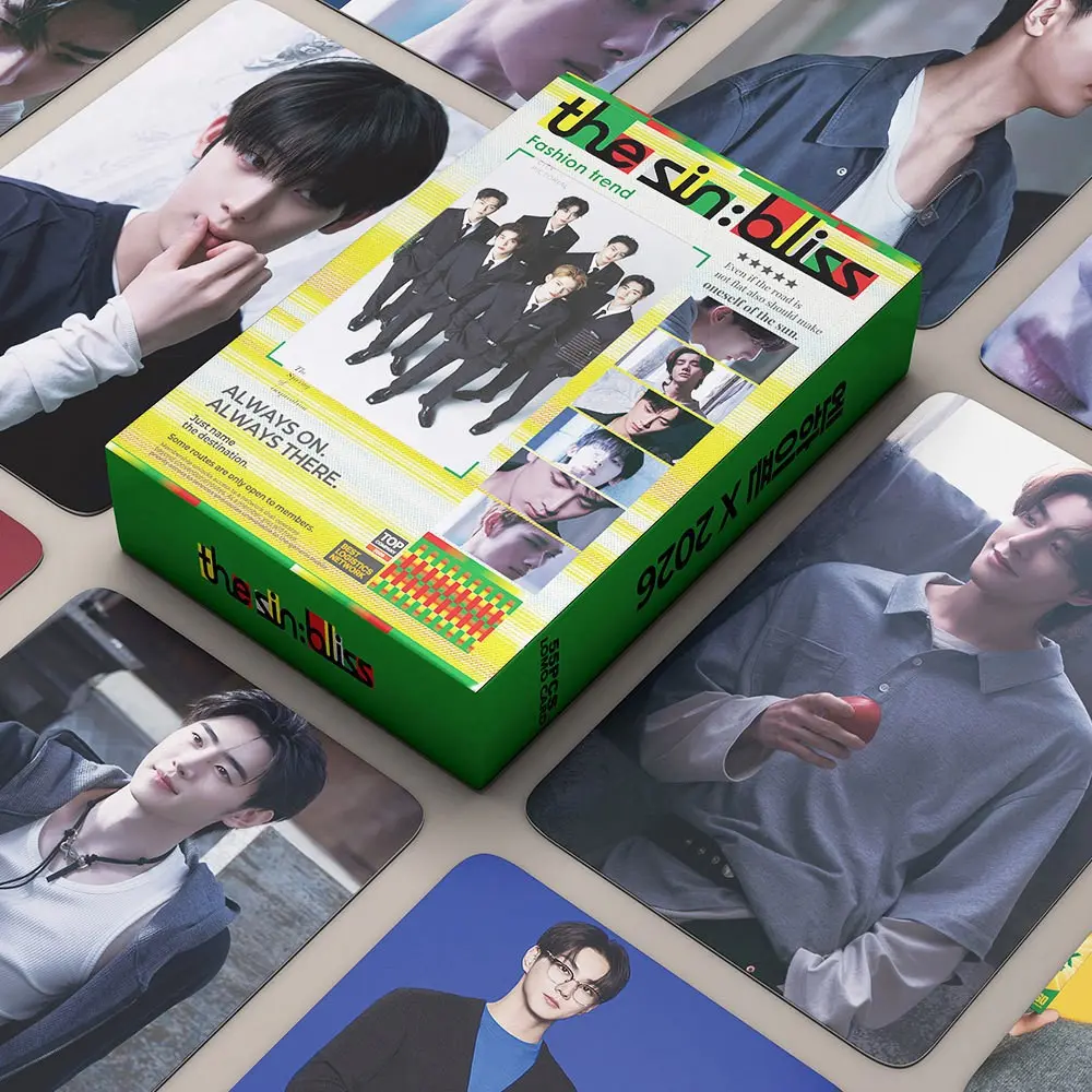 Enhypen the Sin Bliss Album Lomo Cards, Fan-Made Kpop Collectible Photo Cards, Idol Postcards for Fans Collection Gift