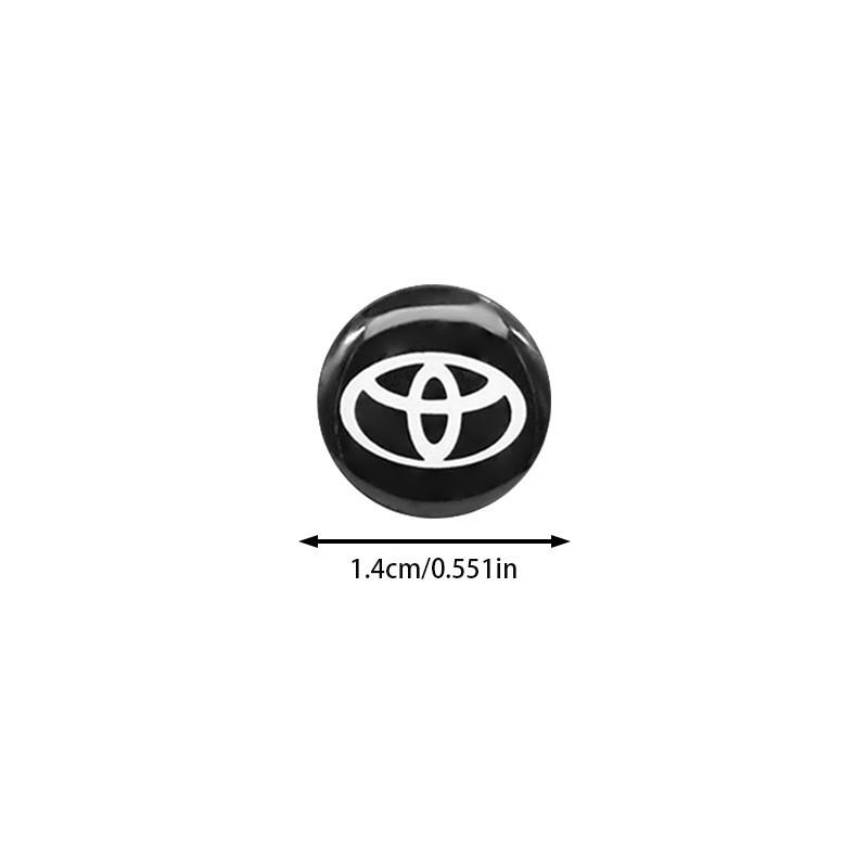 Car Door Lock Dustproof and Anti-Jamming Protective Durable Decorative Keyhole Sticker for Toyota Corolla C-hr Rav4 86 Avensis T25 Auris Land Cruiser Yaris Hilux Prius Camry