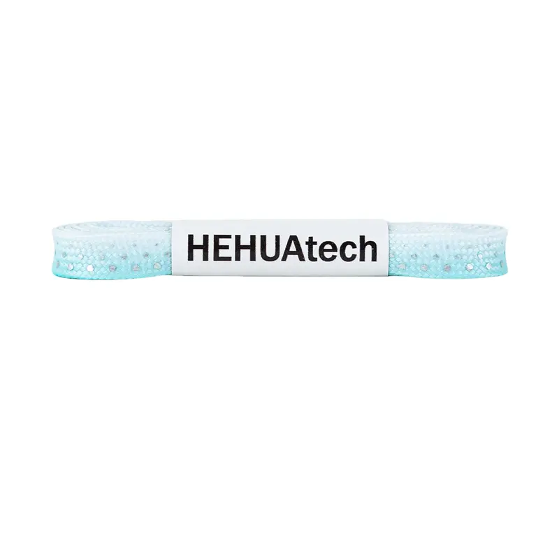Pair of 8mm Wide Personalized Shoe Laces, Multicolor Ink Splatter Silver Color Casual Versatile Shoelaces, Stylish and Durable