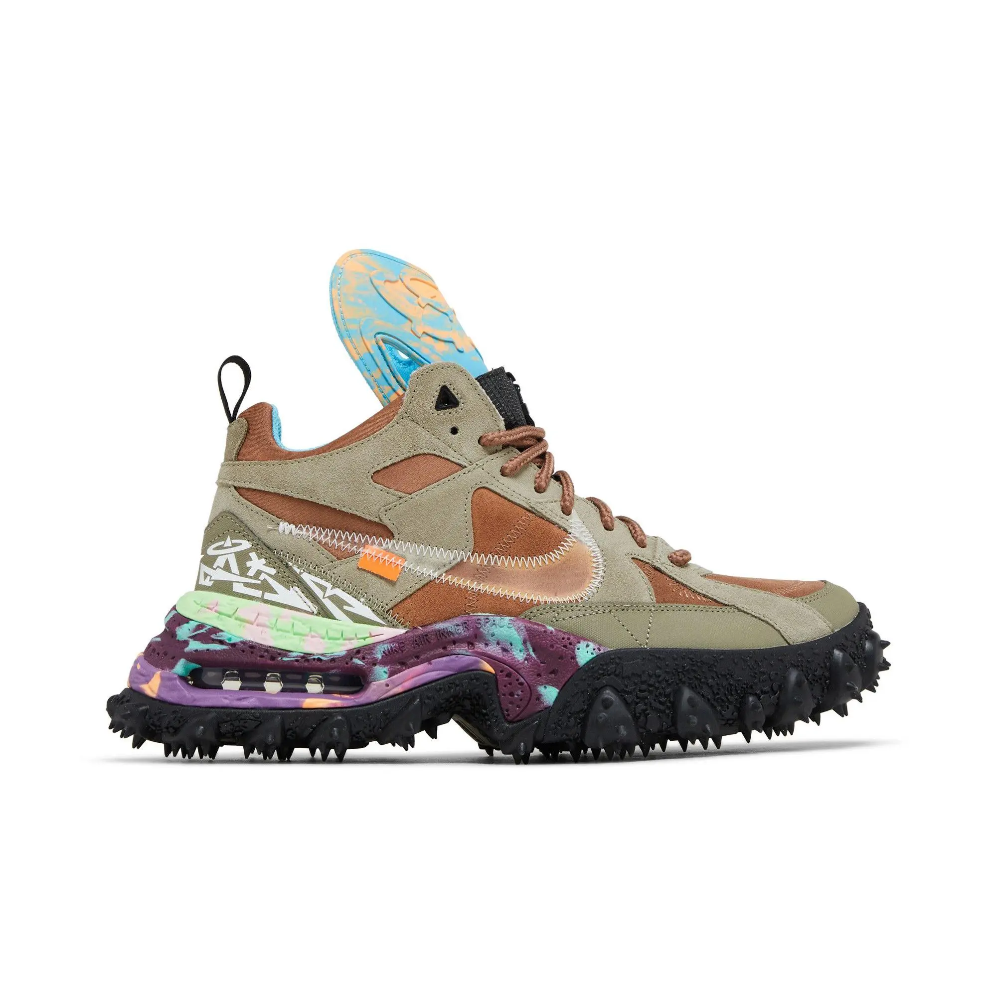Off-White x Nike Air Terra Forma 'Archaeo Brown' (Unisex) Archaeo Brown/Black/Clear outdoor functional shoes DQ1615 200