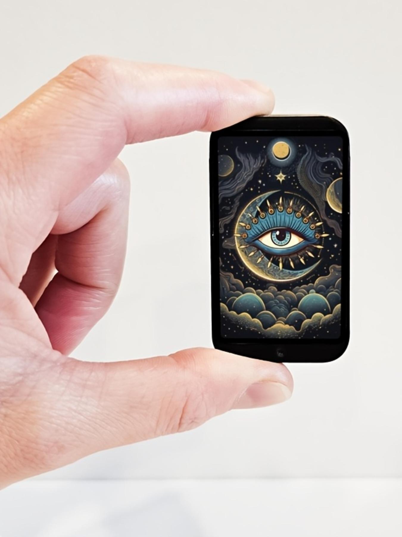 Demon Eye Matchbox (no Matches Included), Sliding Metal Storage Box, Display Box, Small Jewelry Organizer, Unique Decorative Accessory, Gothic Box