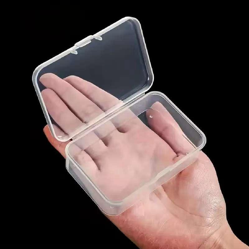 12-Piece Rectangular Transparent Plastic Storage Boxes with Lids, Tool Storage Kit, Ideal for Collecting Small Items, Jewelry, Tools, Crafts, and More