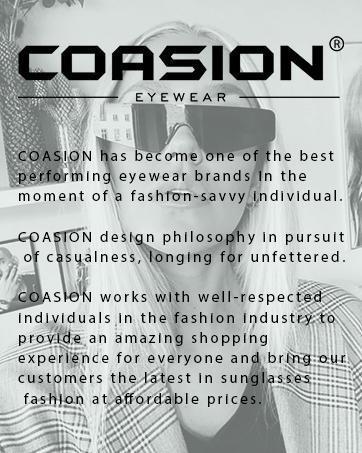 COASION Wrap Around Sunglasses for Women Trendy Rimless Futuristic Shades Y2k Shield Flat Top Fashion Eyeglasses