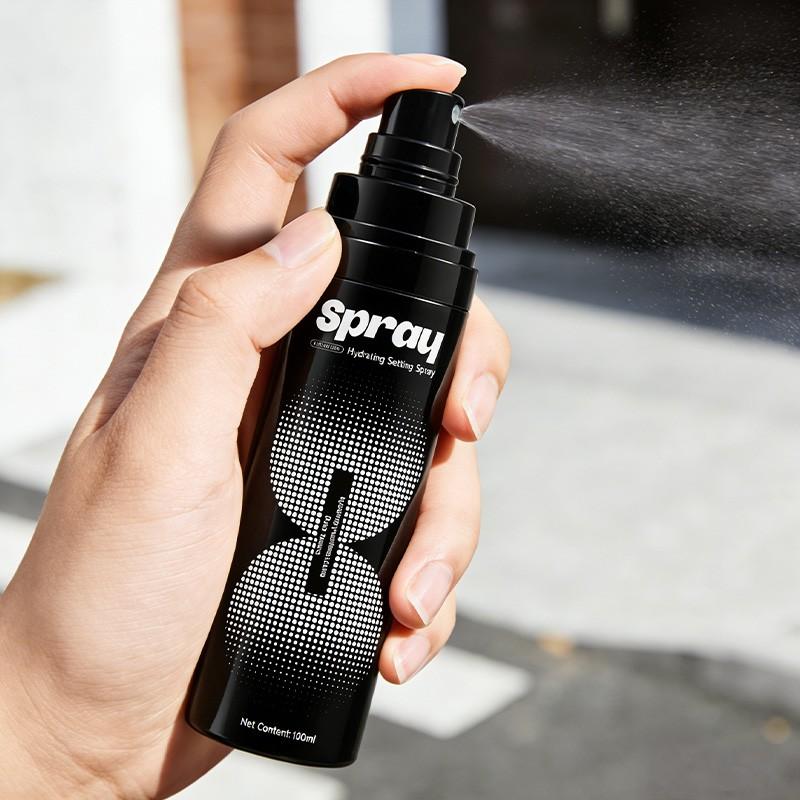 Hydrating Setting Spray 100ML, Say Goodbye to Flakiness, Fine Mist Long-Lasting Makeup, Glowy Finish No Smudging, Moisturizing Makeup Fixer