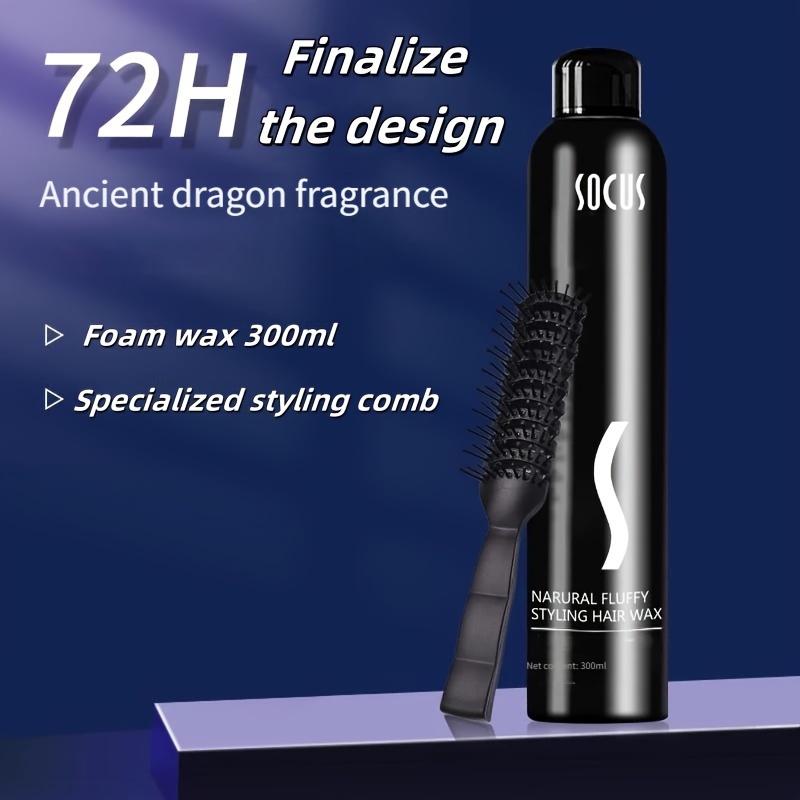 300ml Hair Styling Wax (includes comb), Foam Hair Styling Mousse, suitable for moisturizing care for curly hair