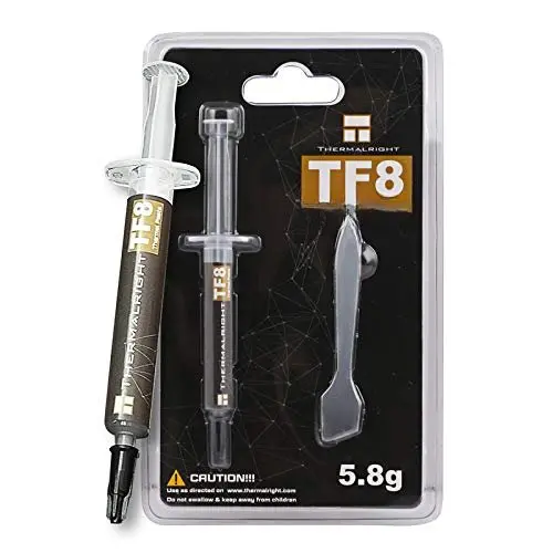 TF4 4g Thermal Paste Cooling for High Conductivity 9.5W/MK,Easy to Apply, Performance Thermal Paste for CPU/GPU/ CPU Coolers,4 Grams