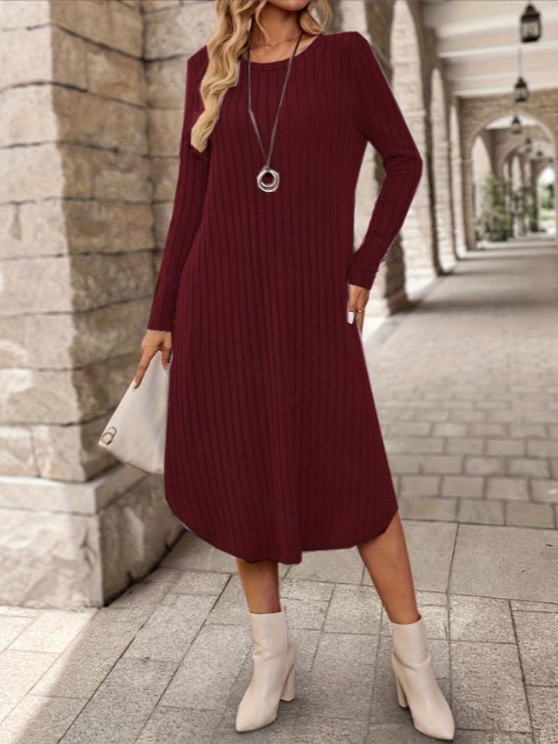 Fashion Women's Asymmetrical Hem Skirt, Spring & Fall Essential, Stylish Casual Wear, Perfect for Daily