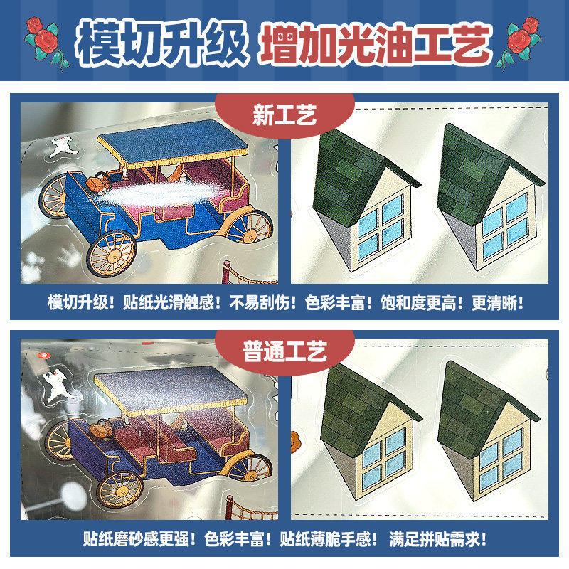 TiraDo Miniature Scene Collection Planner Stickers 3D Office Cubicle Diorama Stickers Cartoon Home Decoration for Bullet Journal Journaling Crafts Supplies