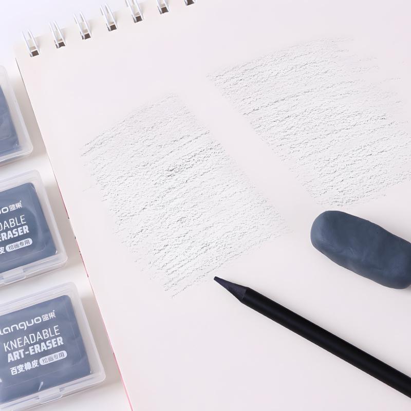 Kneaded Eraser, 3 Pack, Grey, Kneaded Erasers for Artists, Art Eraser, Kneadable Erasers, Back to School Supplies