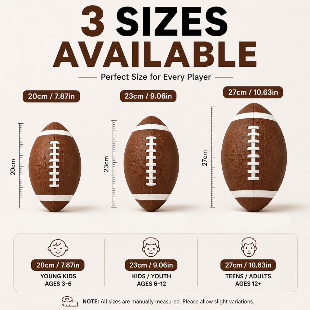 Silent Indoor Football for Kids & Adults, Soft PU Foam Football Toy, Quiet Indoor Play Ball, Safe Family Game for Home, Parent Child Sports Gift