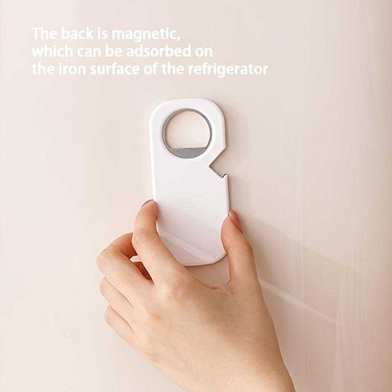 Magnetic Bottle Opener, 3-In-1 Can Opener, Home Use Beer & Beverage Can Opener, Easy-To-Use Magnetic Design, Perfect for Daily Convenience