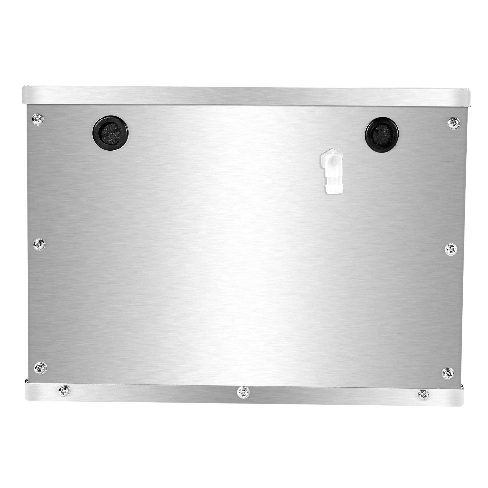 VEVOR Battery Box, Group 24/31 Trolling Motor Battery Box, Marine Batteries Case with Rubber-Grommet Cable Holes, Aluminum Alloy Shell Storage Case, Easy Installation, for Off-Road Racers, Trucks