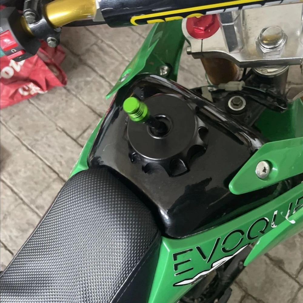 Upgrade Your Ride: Aluminum Alloy ATV Motorcycle Gas Tank Cap Set - Dual Anti-Spill & Breather Vents for Off-Road & Daily Use - Leak-Proof High-Performance Accessories.